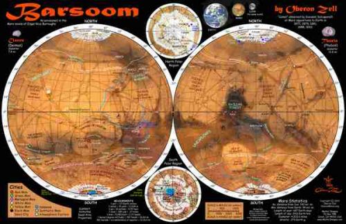 Barsoom Map