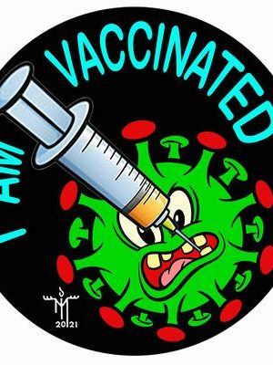 I Am Vaccinated Pin