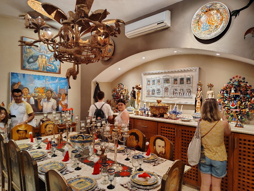 A photo of the Dining room art in Casa de Los Venados